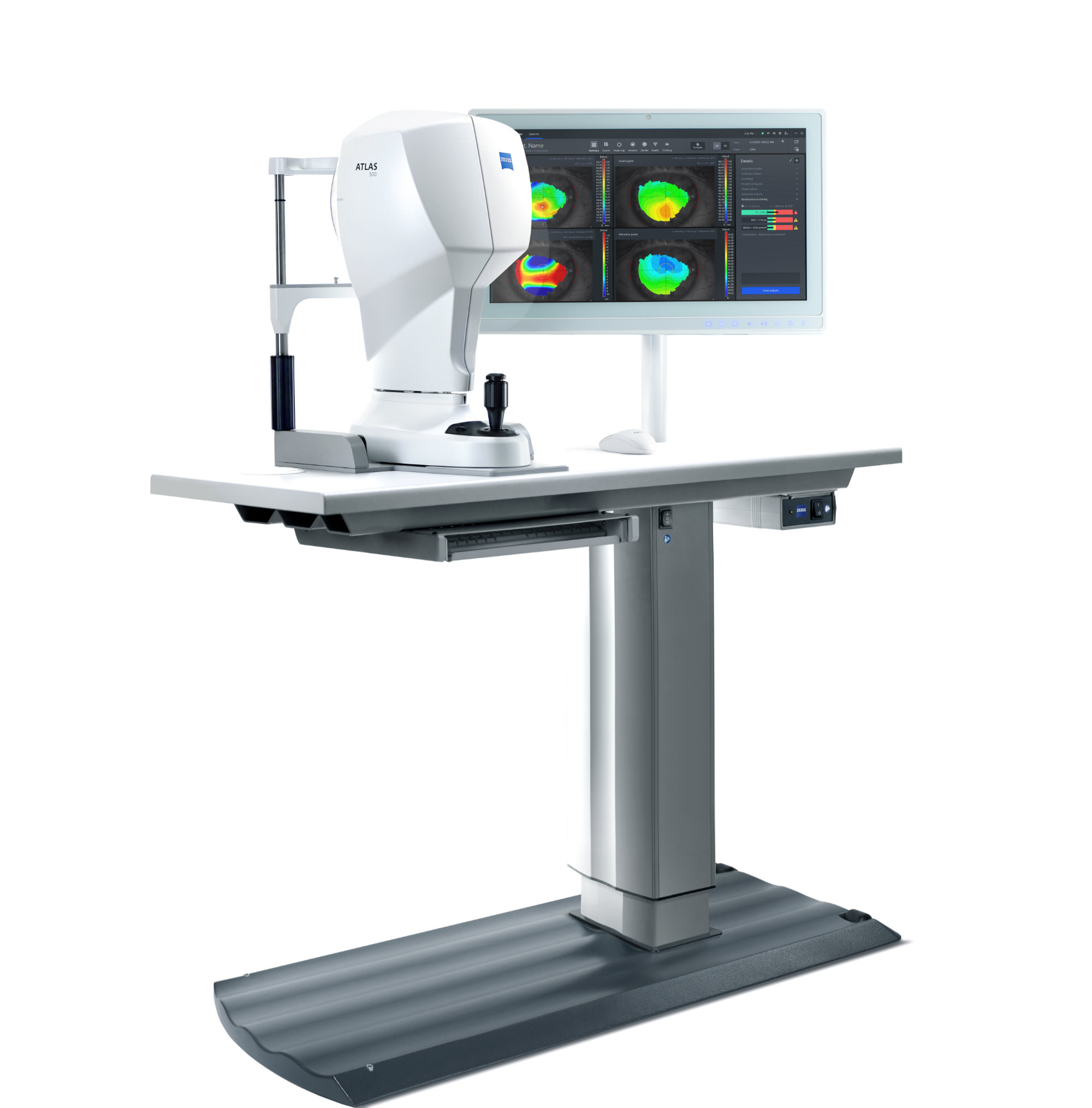 ZEISS ATLAS Topography 9000 used for corneal mapping and tomography before refractive surgery